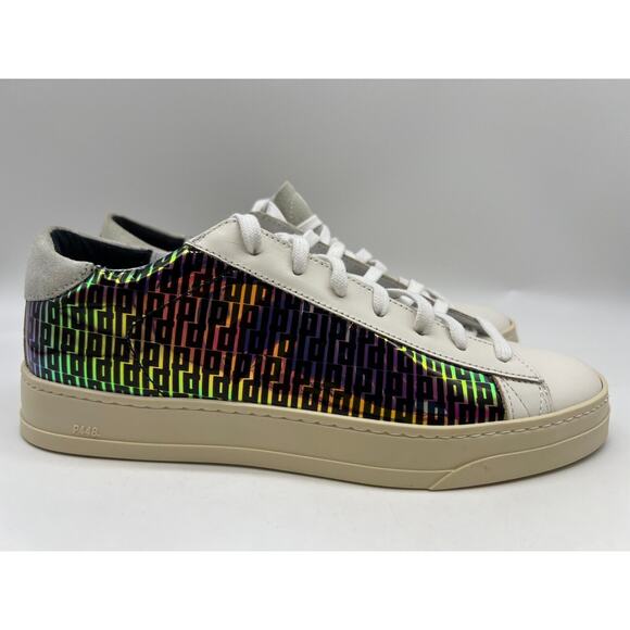P448 Jack Monogram Sneaker Women’s Size 39/US 9 NEW - Picture 1 of 12
